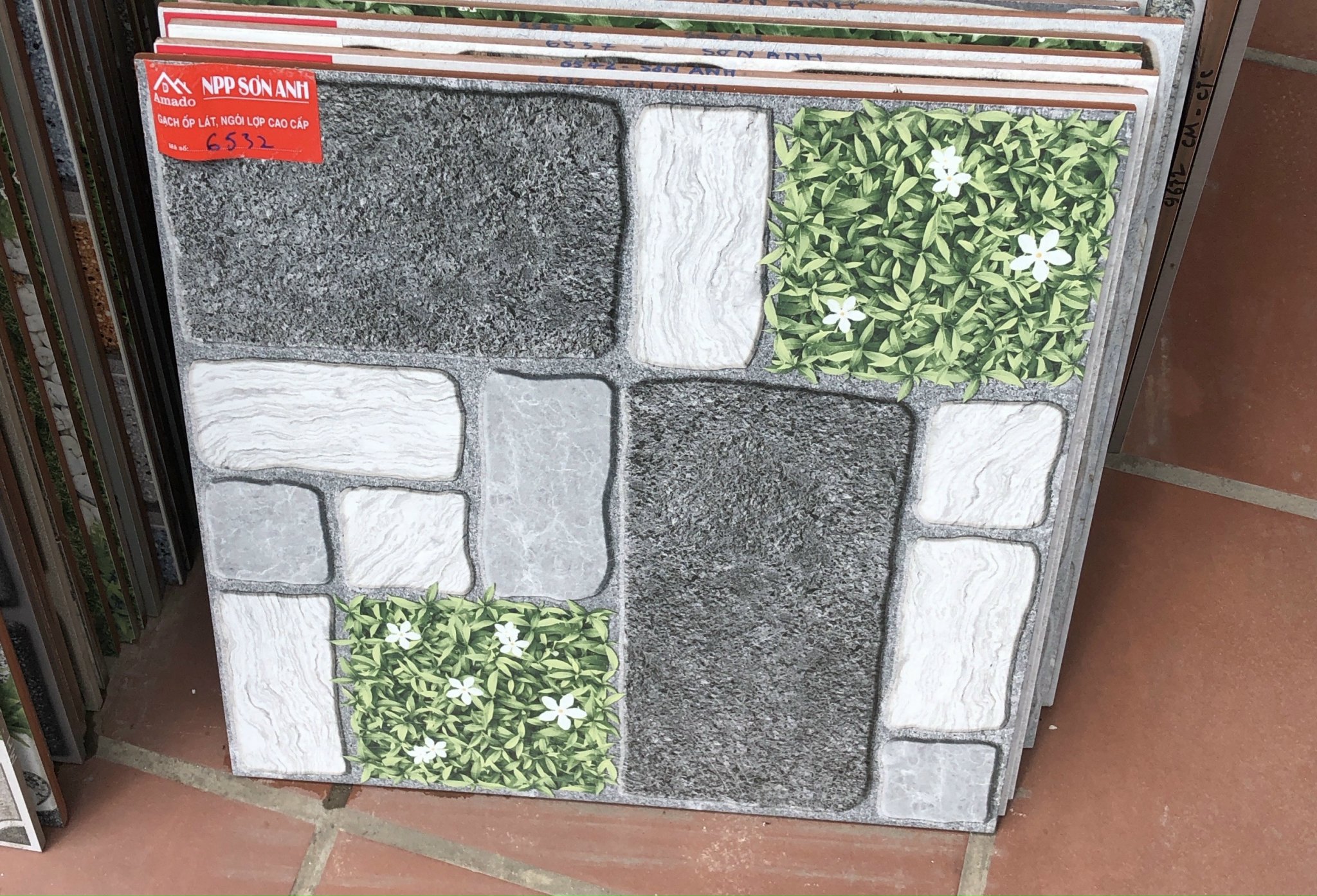 Gạch sân vườn Vitto kích thước 50×50 cm mã 6532