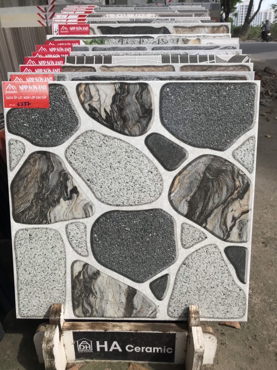 Gạch sân vườn Vitto kích thước 50×50 cm mã 6537