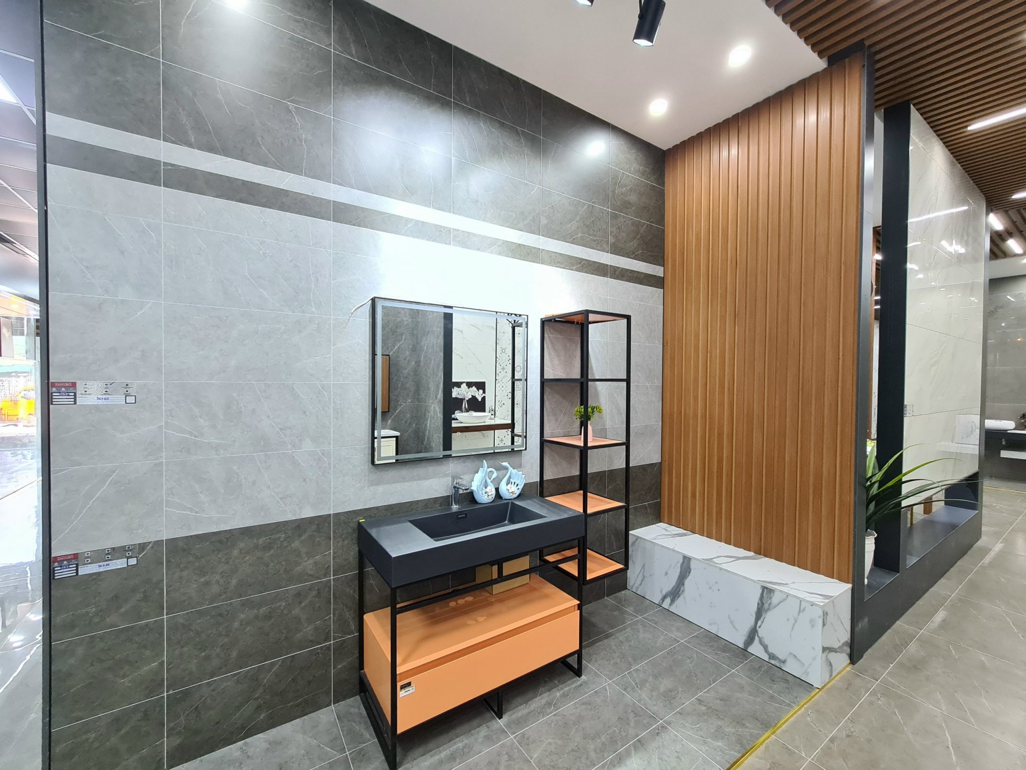 Gạch Á Mỹ 30×60 mã 9195 - Ảnh 3