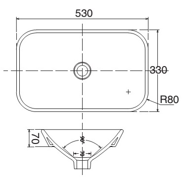 Chậu đặt bàn Viglacera V28 - Ảnh 2