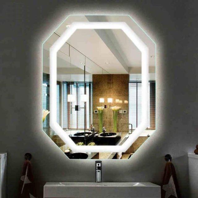 Gương LED Elip- Oval- bát Giác 50x70cm